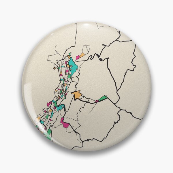 Item preview, Quito, Ecuador Street Map designed and sold by A Deniz Akerman.