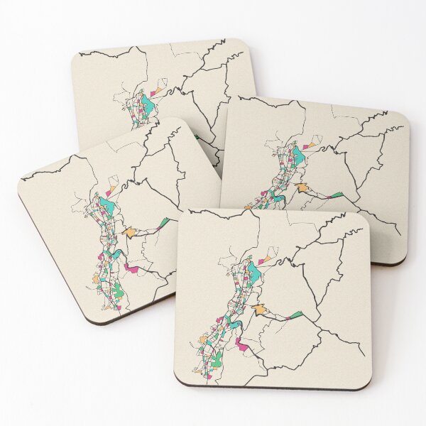 Item preview, Quito, Ecuador Street Map designed and sold by A Deniz Akerman.