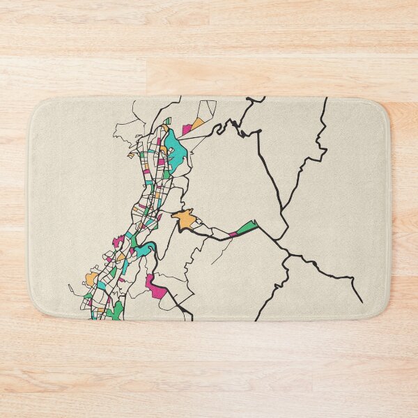 Item preview, Quito, Ecuador Street Map designed and sold by A Deniz Akerman.