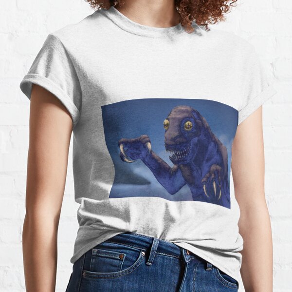 Blue monster with yellow eyes Classic T-Shirt