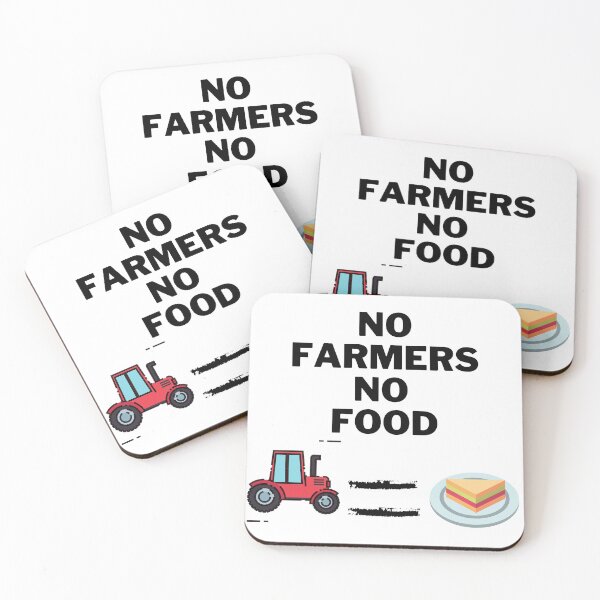 Item preview, No Farmers No Food designed and sold by LuckyKermit.
