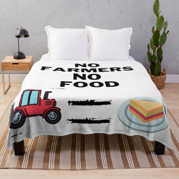 Item preview, No Farmers No Food designed and sold by LuckyKermit.