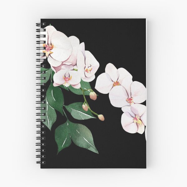 Item preview, Orchids on black background designed and sold by anna0711.