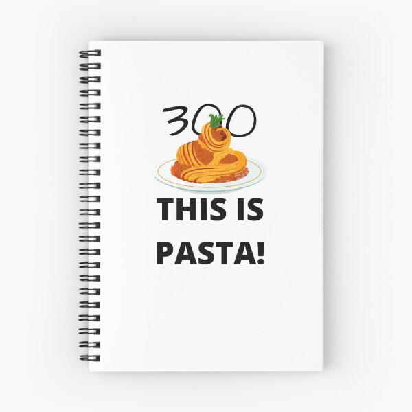 Aperçu de l'œuvre 300 - This is Pasta - blanc créée et vendue par Simolicious.