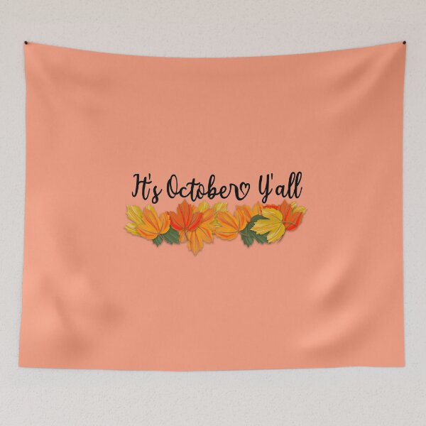 Item preview, It's October Y'all : Cute Fall Gift idea For Women's, girls and men's designed and sold by JustGift.