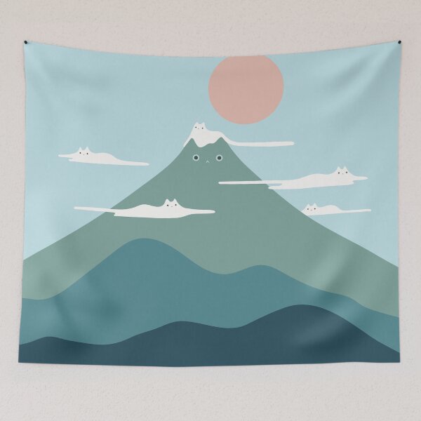 Item preview, Cat Landscape 72B designed and sold by ilovedoodle.