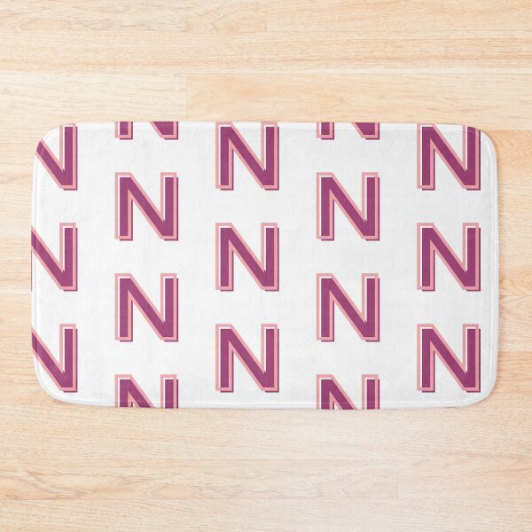 Item preview, pink and purple N letter designed and sold by charlyj___.