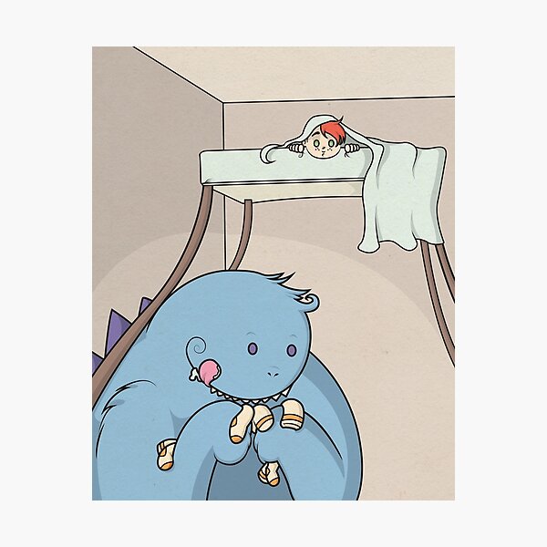 Monster under the Bed Photographic Print