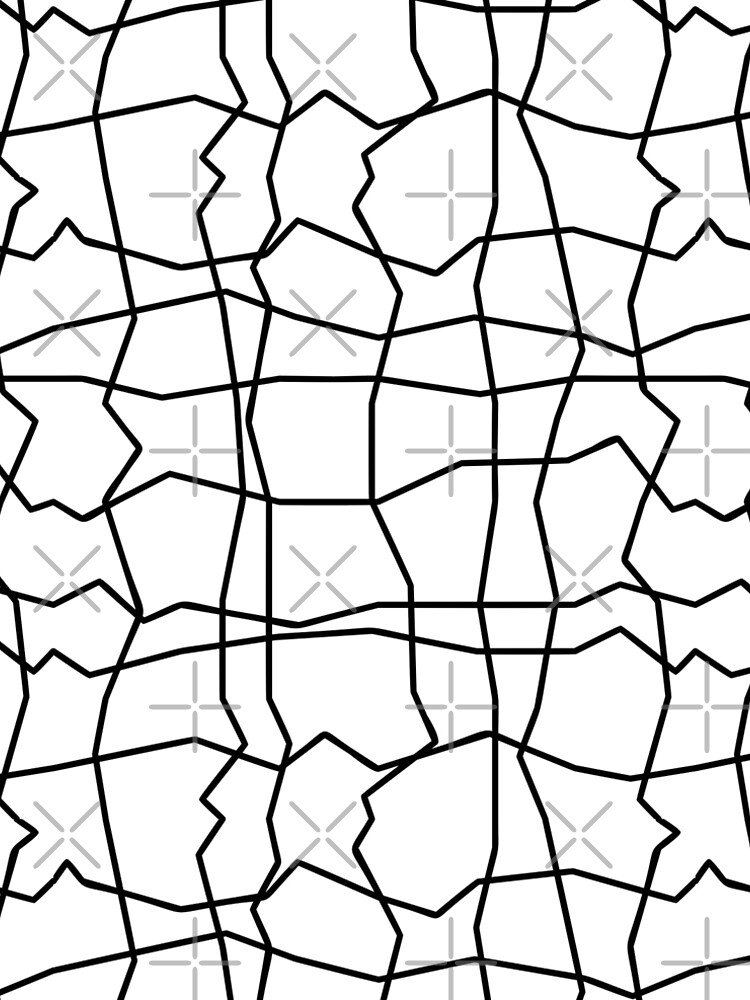 Thumbnail 4 of 4, A-Line Dress, Geometric Art designed and sold by osearts.
