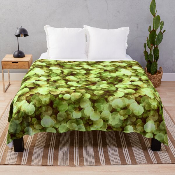 Item preview, Lime Green Bokeh Lights Pattern designed and sold by everything4eva.