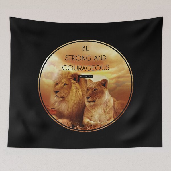 Item preview, Be strong and courageous Joshua 1:9 designed and sold by KA DESIGNS.