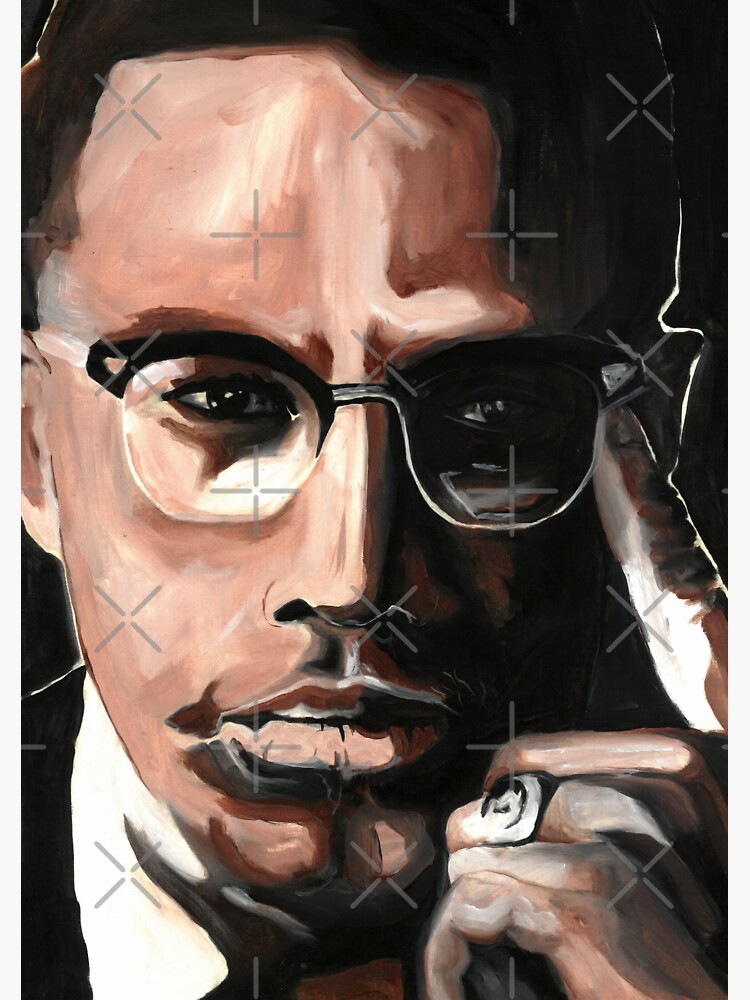 "Malcolm X" Sticker for Sale by Yurdabak Redbubble