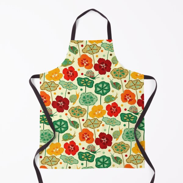 Item preview, Nasturtiums & Snails designed and sold by TigaTiga.