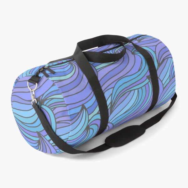 Item preview, Swirl wave blue abstract pattern designed and sold by anna0711.