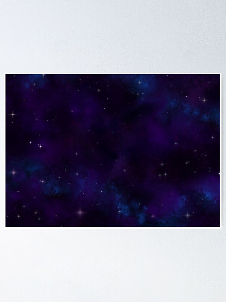 Galaxy Background 1 Poster By Lxsketch Redbubble