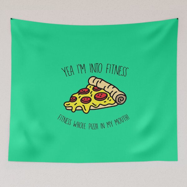 Item preview, Fitness Pizza - Funny Pizza Lover Gifts Ideas Workout Mom Dad designed and sold by Sugar-Magnolia.