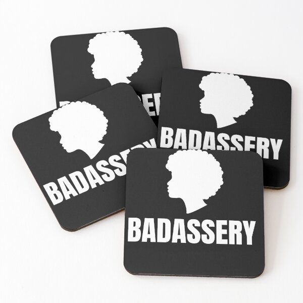 Item preview, Badassery Bold white designed and sold by Beyond Words.