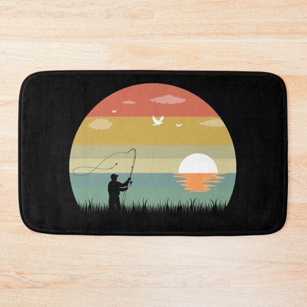 Item preview, retro vintage fly fishing, fishing gift idea for fisherman designed and sold by Space Art.