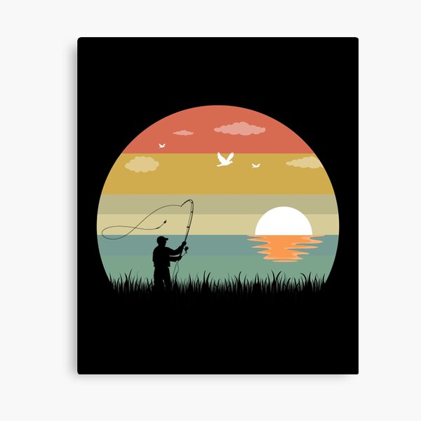 Vintage Fly Fishing Canvas Print