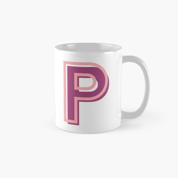 Item preview, pink and purple P letter designed and sold by charlyjovic.