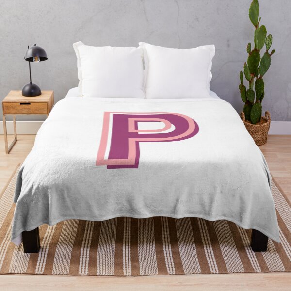 Item preview, pink and purple P letter designed and sold by charlyj___.