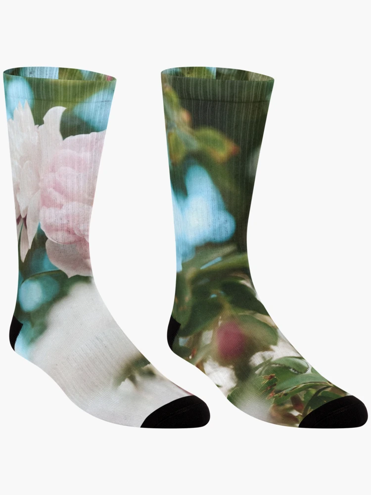 Thumbnail 3 of 5, Socks, Spring Roses designed and sold by Spring-Flower-.