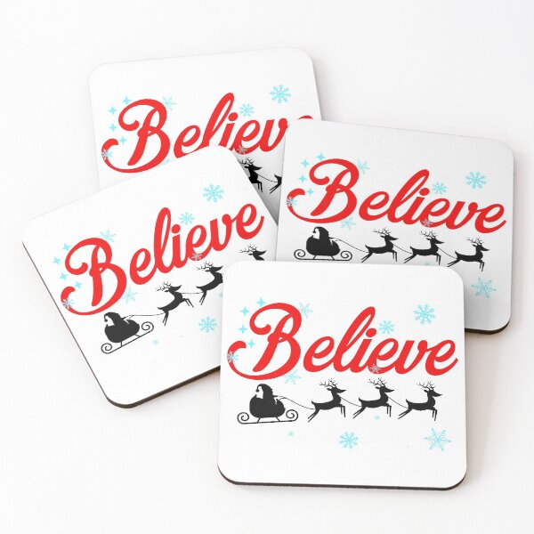 Item preview, believe christmas, santa christmas 2020 short quote as a gift designed and sold by khalidelk.