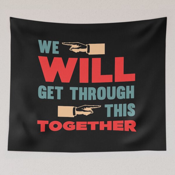 Item preview, We Will Get Through This Together - Cool Pointing Fingers And Text Effects Trump Supporters designed and sold by leo121687.