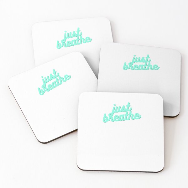 Item preview, Just Breathe - white designed and sold by Simolicious.