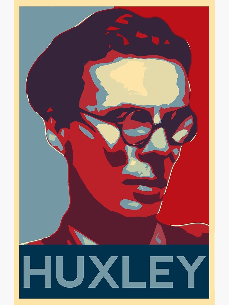 Thumbnail 3 of 3, Poster, Aldous Huxley poster designed and sold by SozioNiko.