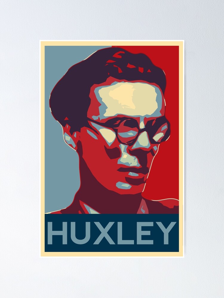 Thumbnail 1 of 3, Poster, Aldous Huxley poster designed and sold by SozioNiko.