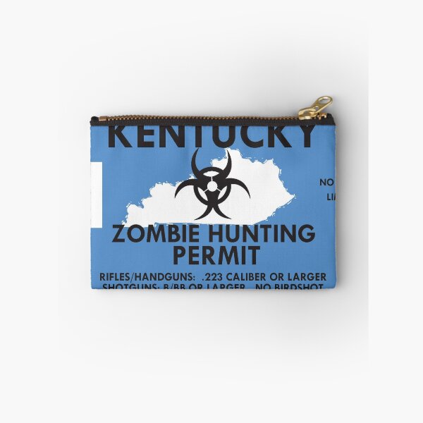 Item preview, Zombie Hunting Permit - KENTUCKY designed and sold by SMALLBRUSHES.