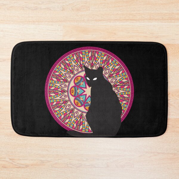 Item preview, cat mandala designed and sold by vinegaricecream.