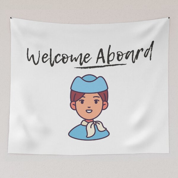 Item preview, Welcome Aboard! designed and sold by jetmike.