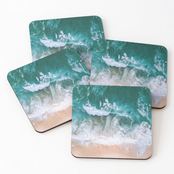 Item preview, Ocean beach bathmat for shower design designed and sold by Bella's Merch.
