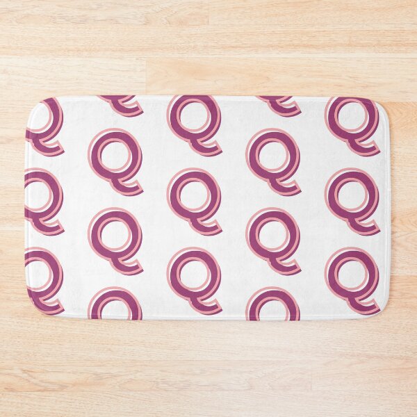 Item preview, pink and purple Q letter designed and sold by charlyj___.