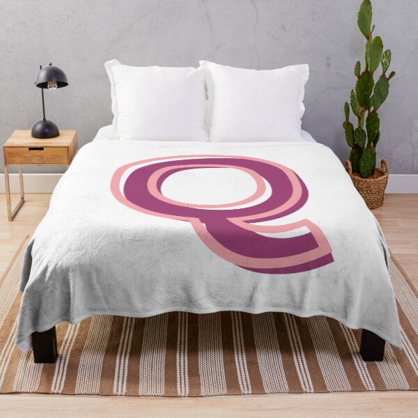 Item preview, pink and purple Q letter designed and sold by charlyjovic.