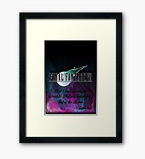 Final Fantasy VII Framed Print