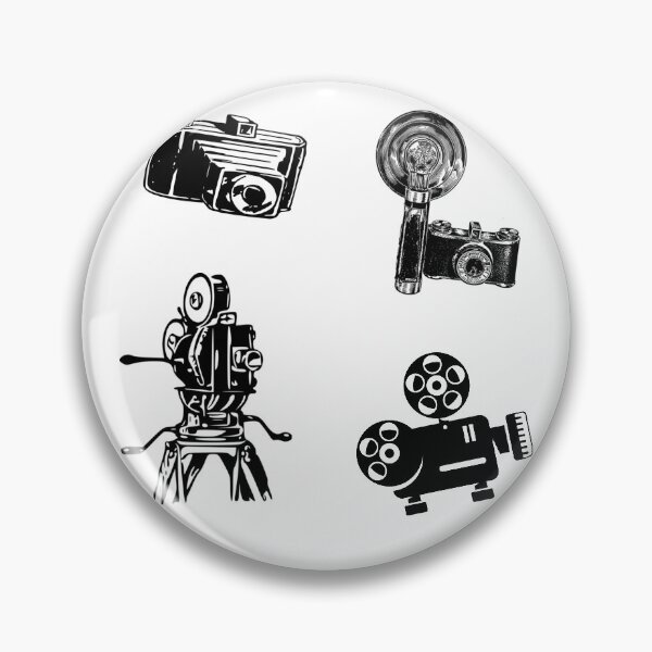 Item preview, Pack Cámaras Retro Blanco Y Negro designed and sold by LuckyKermit.