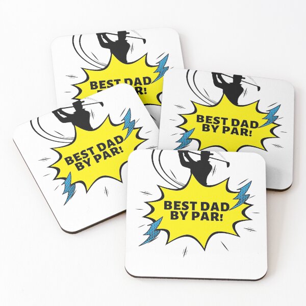 Item preview, Best Dad By Par Comics Funny Golf designed and sold by hottest-tees.