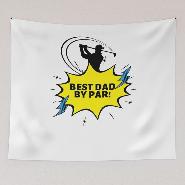 Item preview, Best Dad By Par Comics Funny Golf designed and sold by hottest-tees.