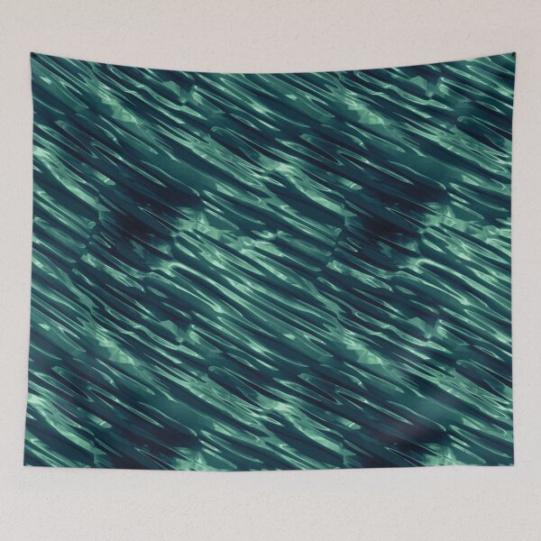 Item preview, Turquoise Trippy Cellophane Pattern designed and sold by everything4eva.