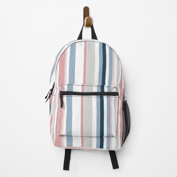 Item preview, Stripes in pink blush and navy designed and sold by anna0711.
