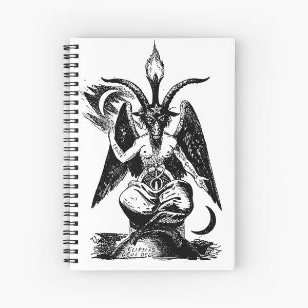 Baphomet Spiral Notebook