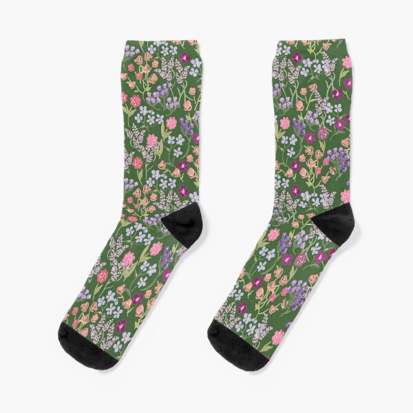 Imaginary Garden in Green by Tea with Xanthe Socks