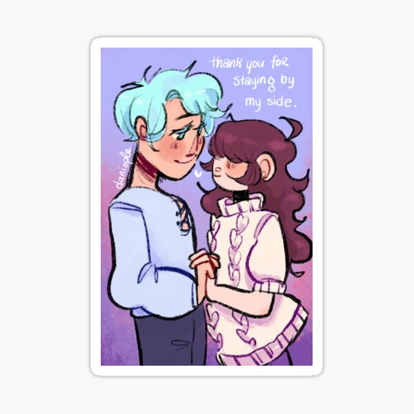 thank you for staying by my side Sticker