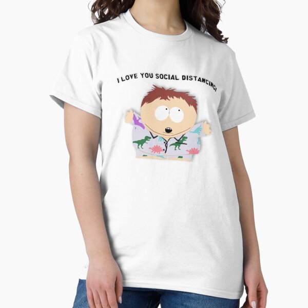Vista previa del artículo con la obra «South Park - Cartman - ¡Te amo distanciamiento social!», diseñado y vendido por Xanderlee7.