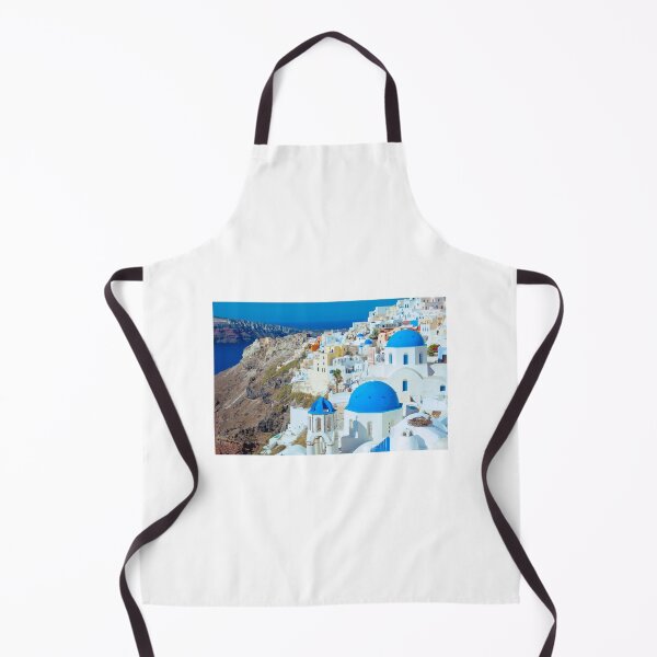 Item preview, Blue domes of churches in Oia village, Santorini island, Greece designed and sold by Sasas Design.