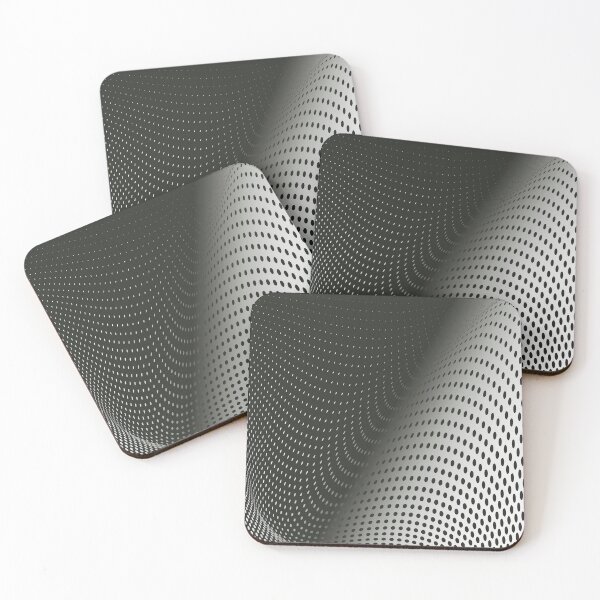 Item preview, FUNKY BLACK AND WHITE GEOMETRICAL ABSTRACT GRADIENT designed and sold by w1ckerman.