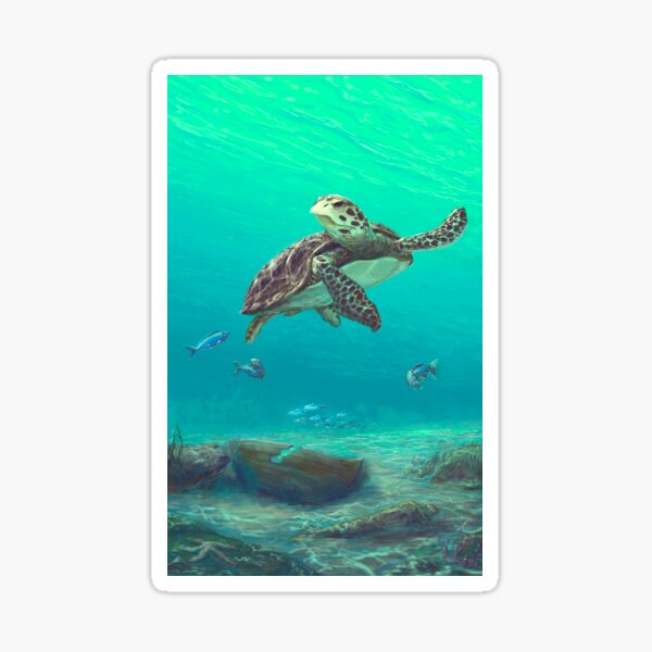 Sea turtle Sticker